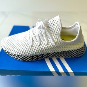 Brand new Adidas Deerupt Runner White with original box